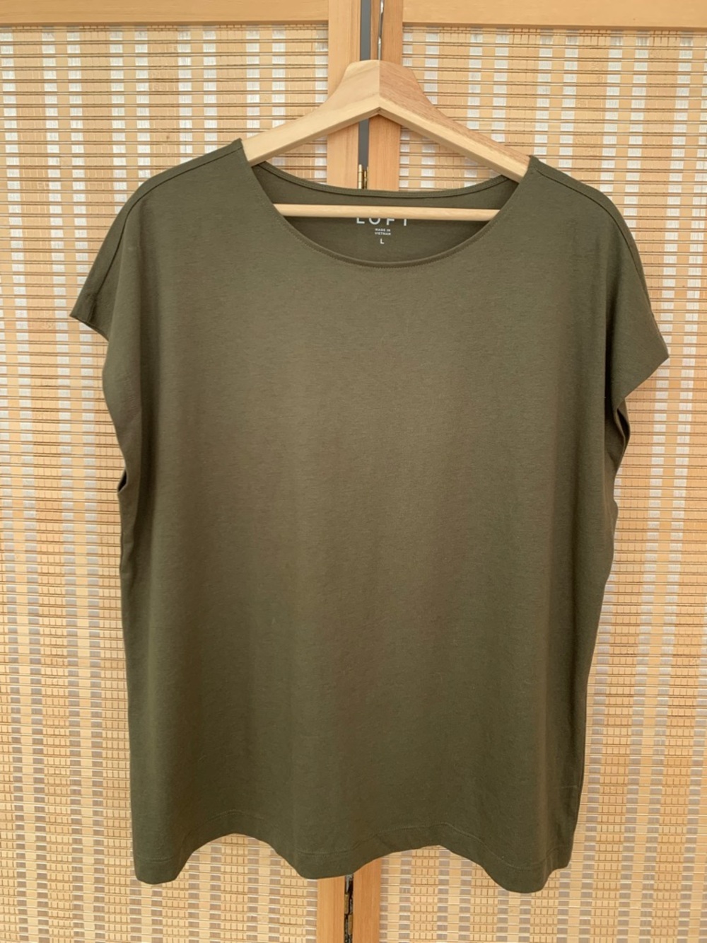 LOFT Olive Green Top